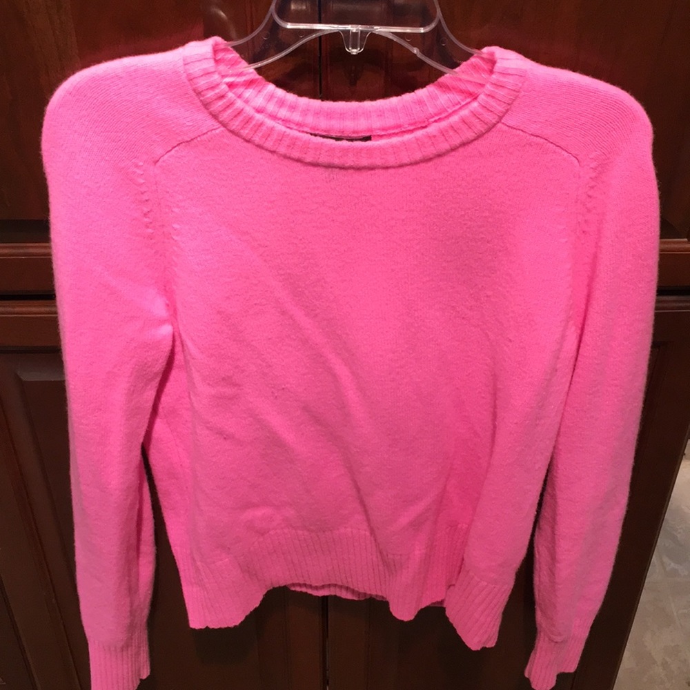 Jcrew pink sweater